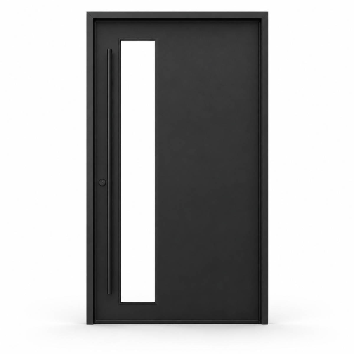 Los Angeles Pivot Steel Door on a white background — product visualization