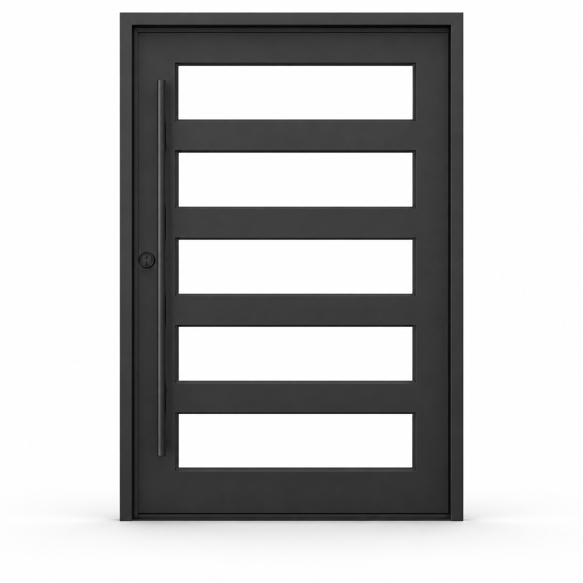 Manhattan Pivot Steel Door on a white background — product visualization
