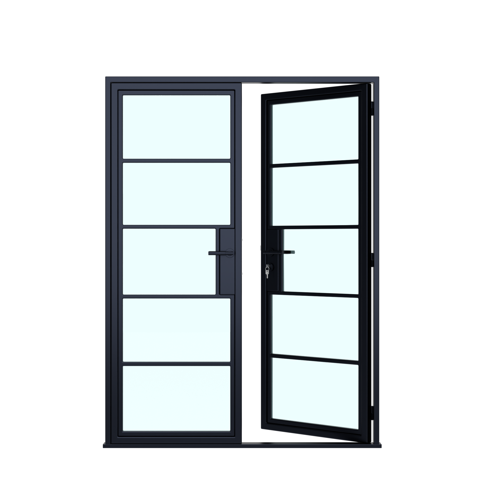 Lite 5 - Double | Steel French Door