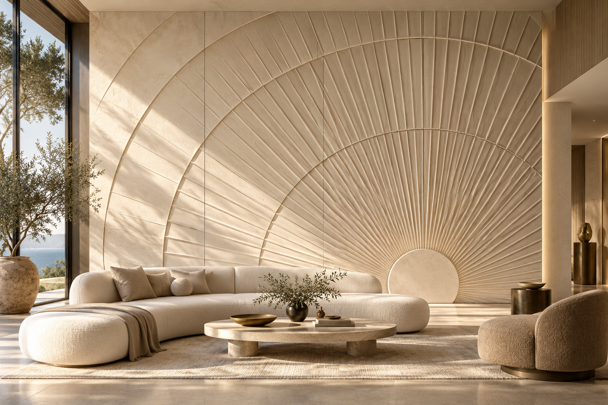 Aurelia Custom Architectural Wall Panels — architectural interior design concept