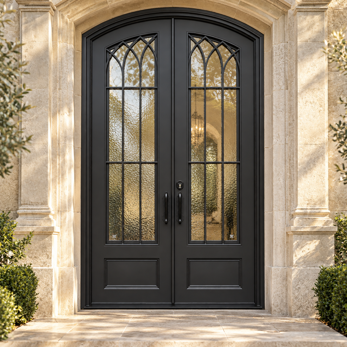 Briarcrest Crown Double in a luxury residential setting — design visualization; hardware and finish are illustrative