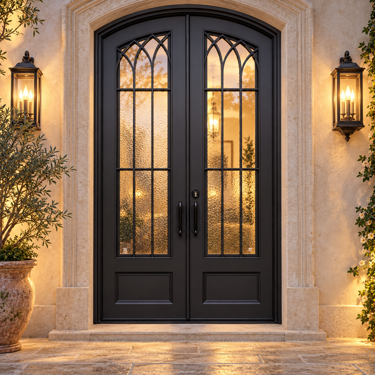 Briarcrest Crown Double in a luxury residential setting — design visualization; hardware and finish are illustrative