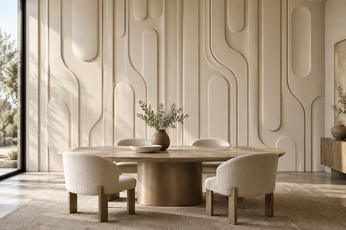 Contour Custom Architectural Wall Panels interior concept visualization
