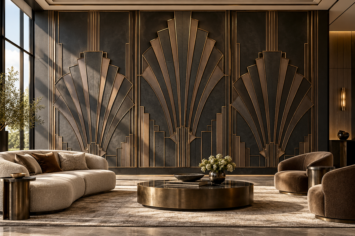 Deco Custom Architectural Wall Panels — architectural interior design concept