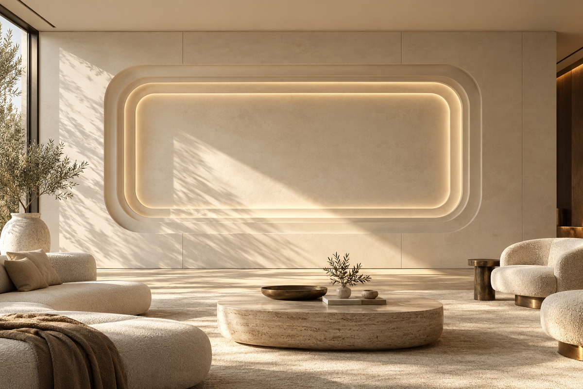 Halo Custom Architectural Wall Panels — architectural interior design concept