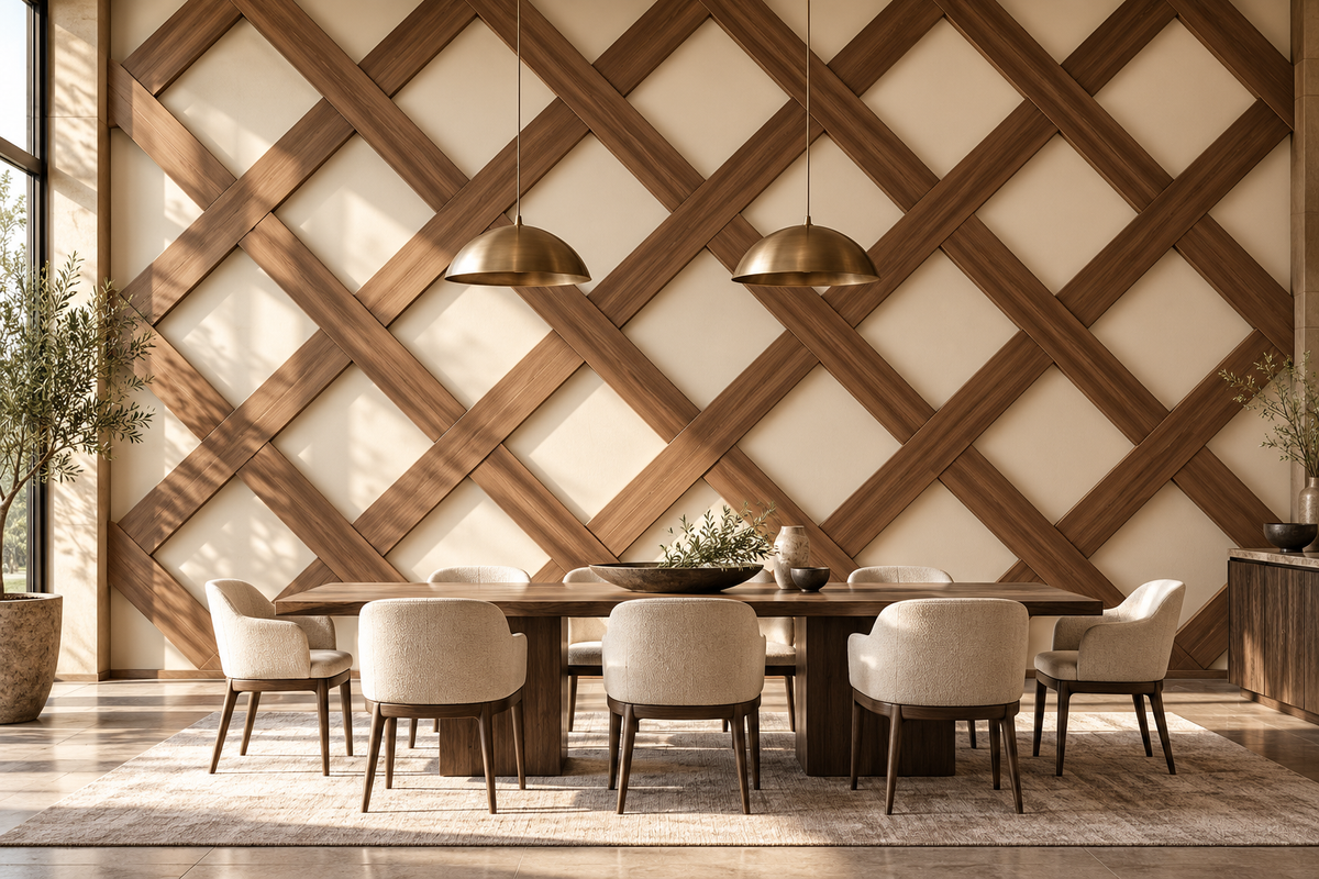 Lattice Custom Architectural Wall Panels — architectural interior design concept