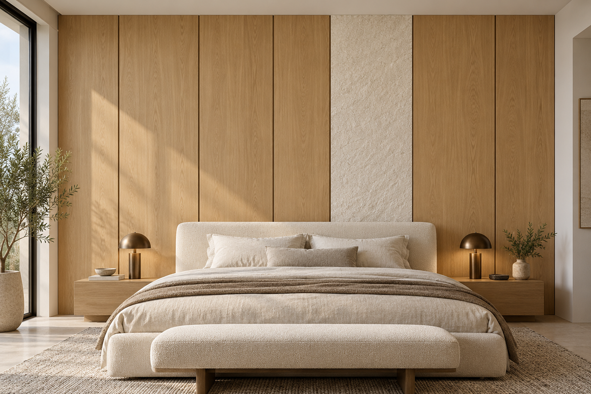 Layered Custom Architectural Wall Panels interior concept visualization