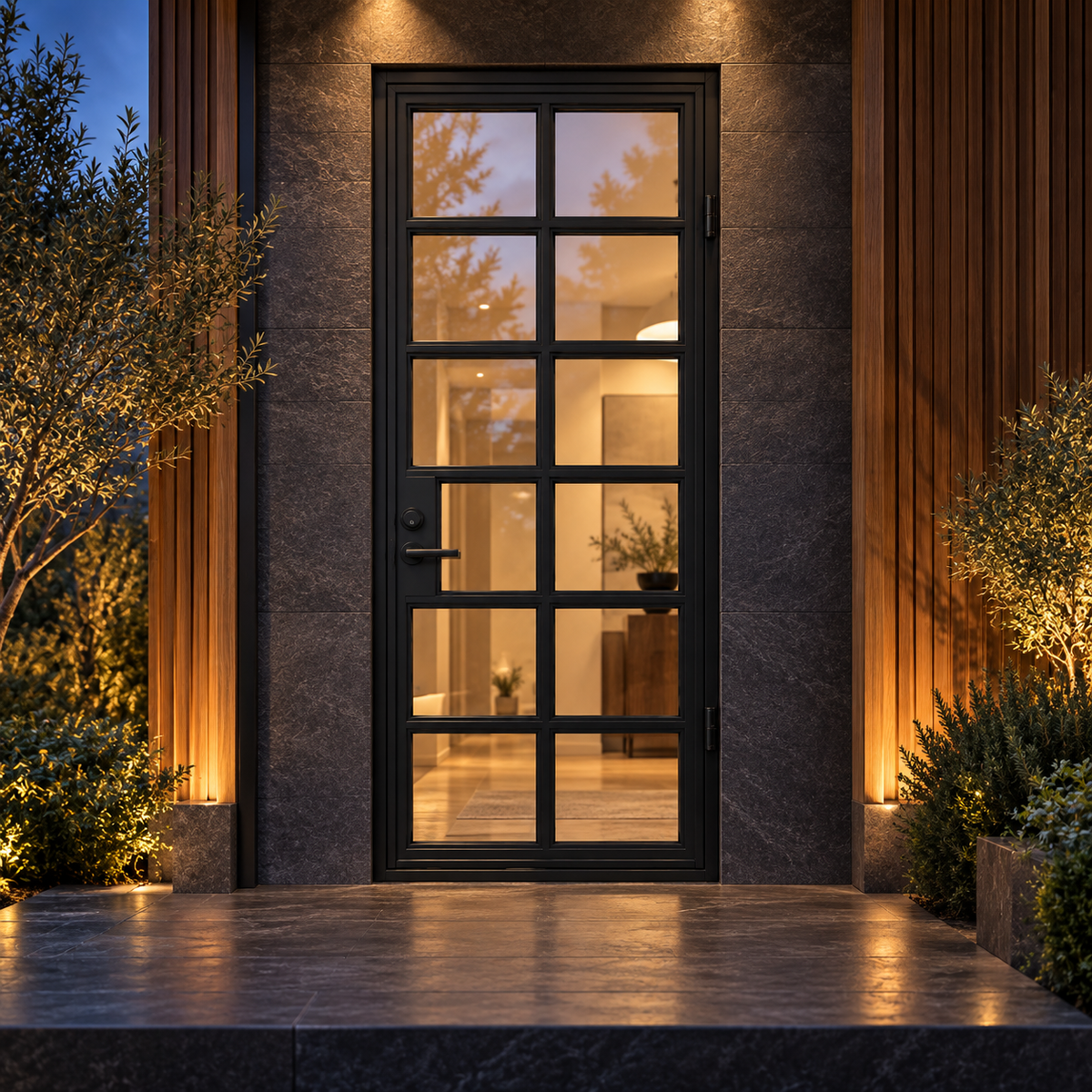 Ellington Twelve Single in a luxury residential setting — design visualization; hardware and finish are illustrative