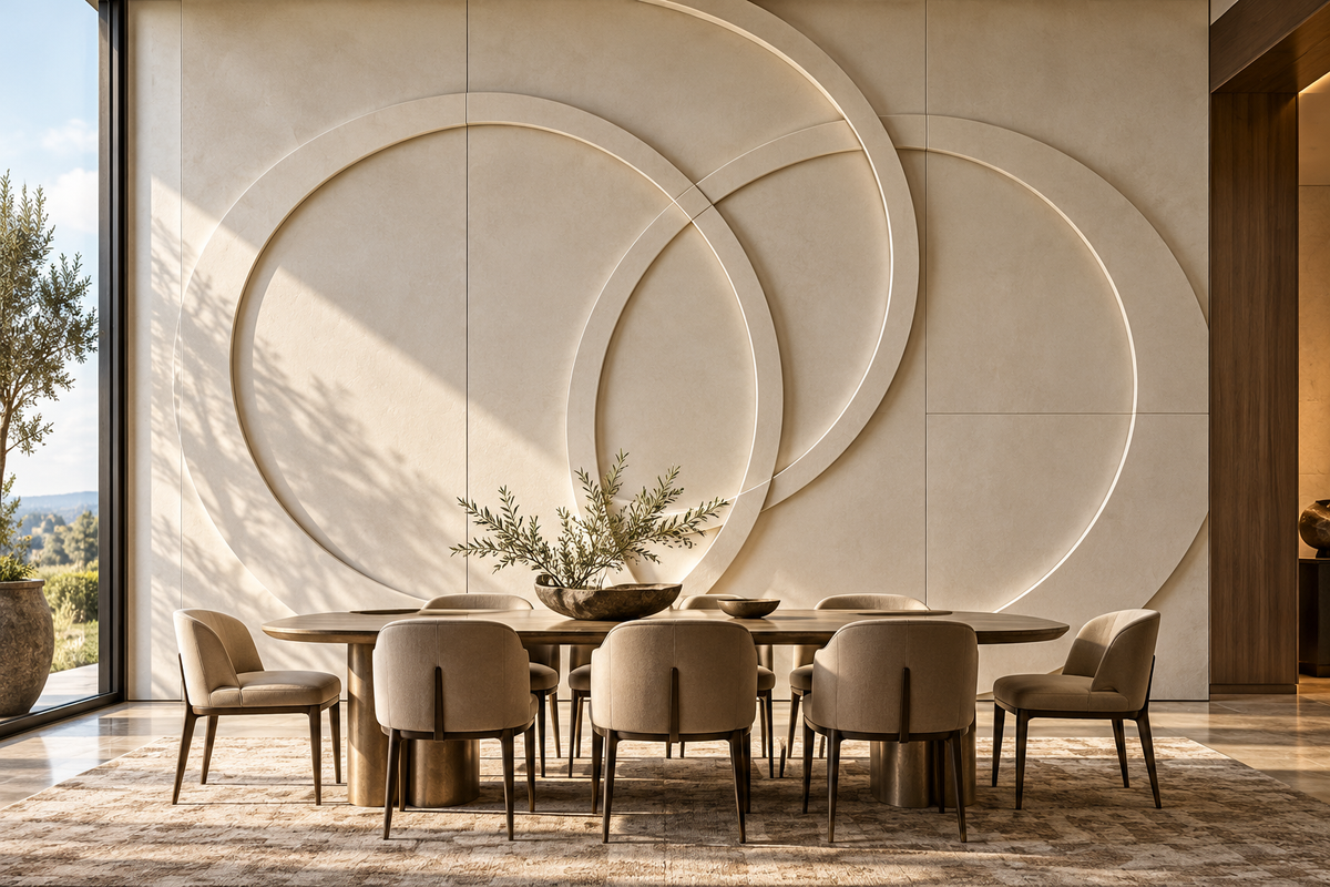 Orbit Custom Architectural Wall Panels — architectural interior design concept