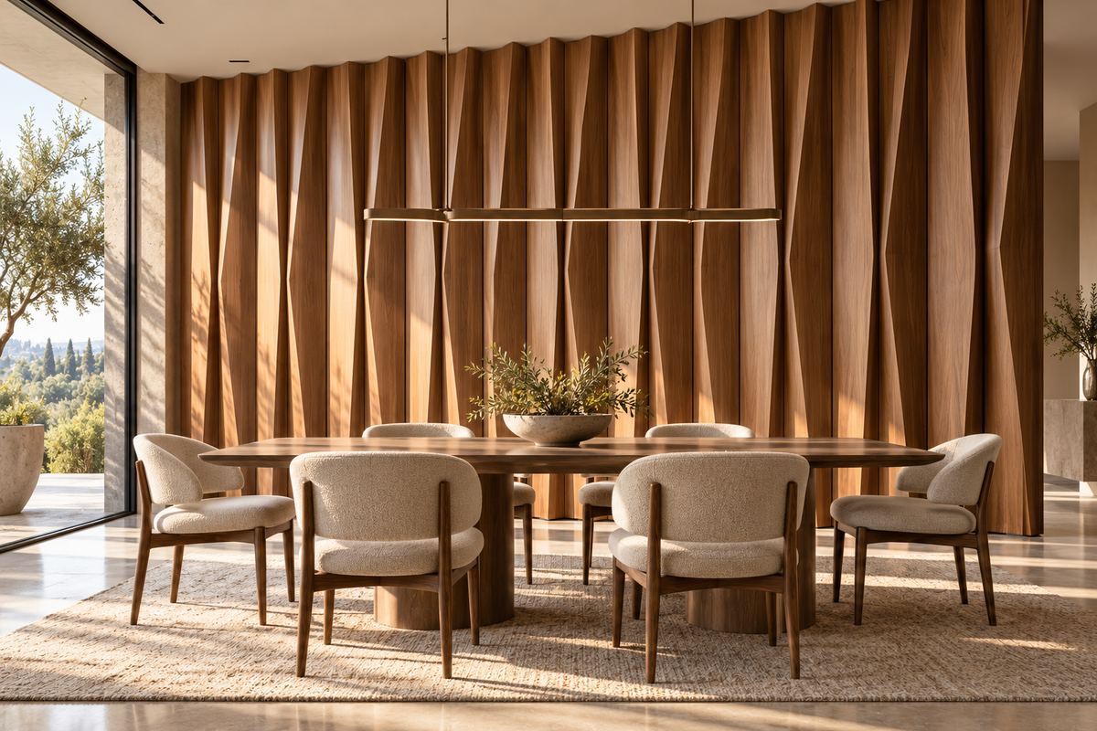 Palisade Custom Architectural Wall Panels — dining-room wall design concept