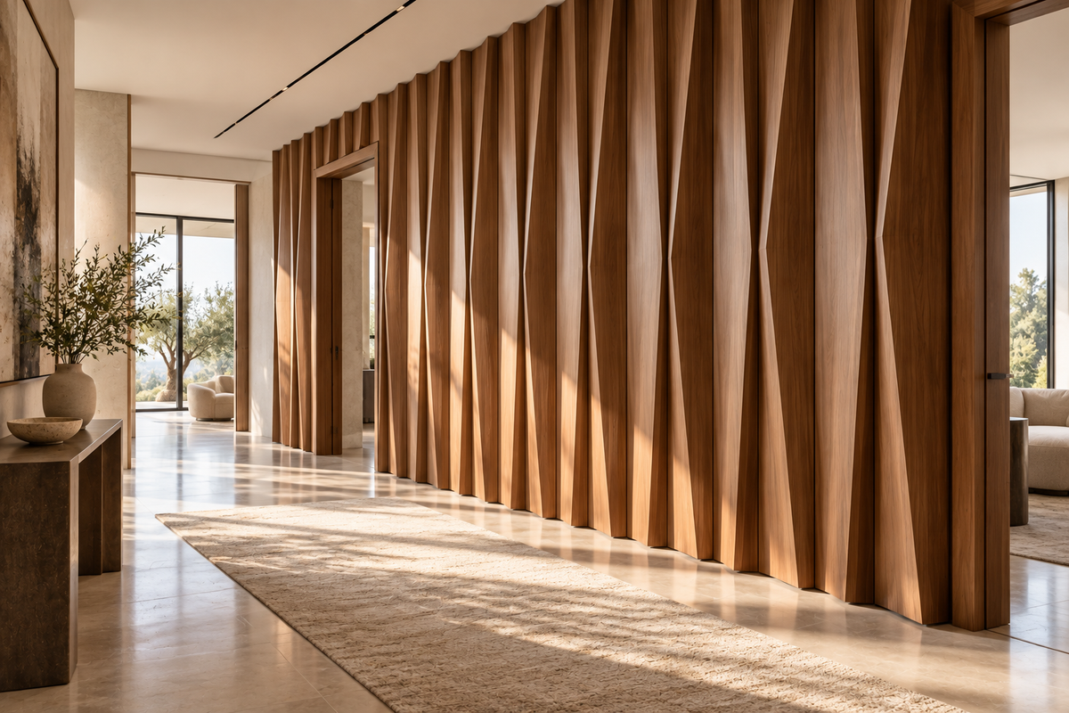 Palisade Custom Architectural Wall Panels — hallway wall design concept