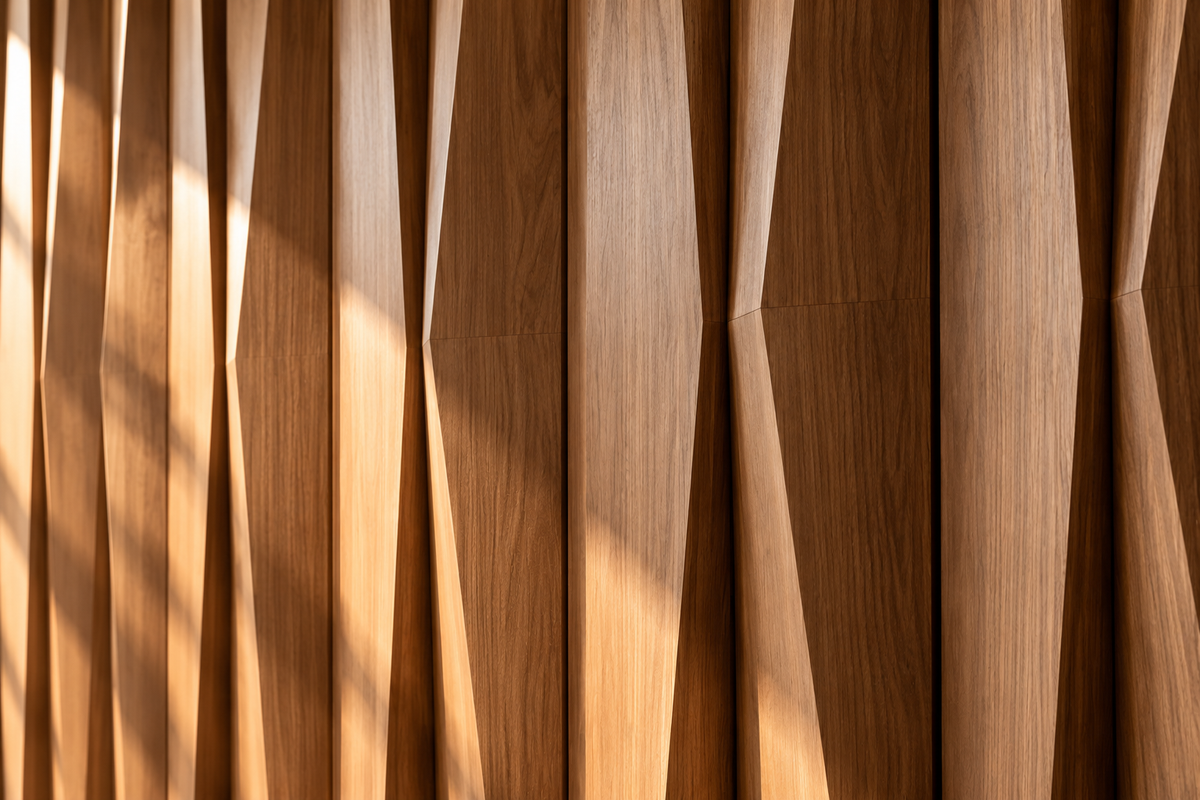 Palisade custom wall panel — close-up design detail