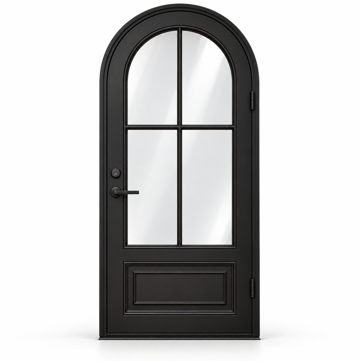 Ashbourne Four Panel Single on a white background — design visualization; hardware and finish are illustrative