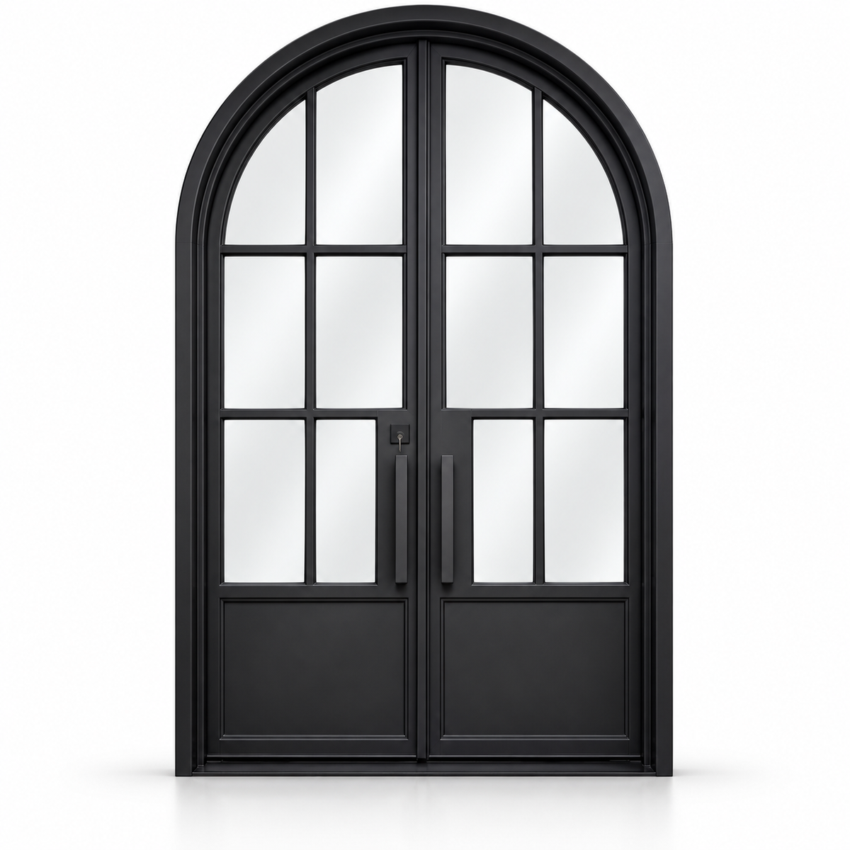 Ashbourne Six Panel Double on a white background — design visualization; hardware and finish are illustrative