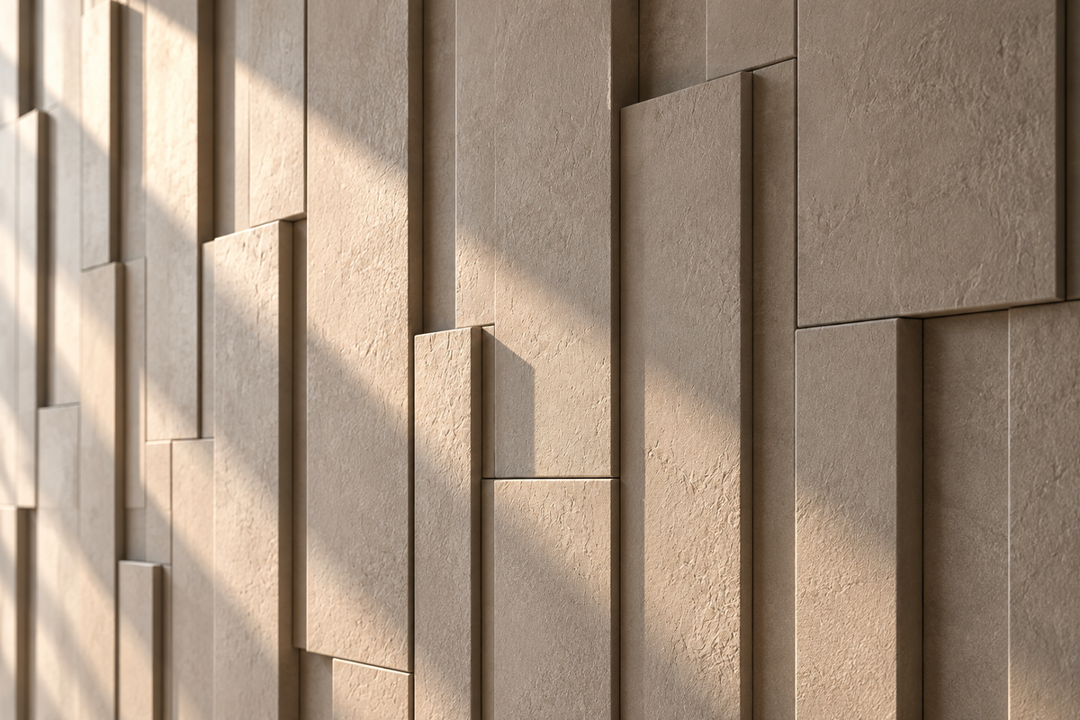 Tempo custom wall panel — close-up design detail