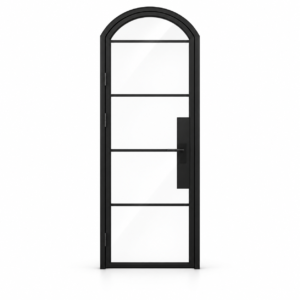 5 Lite Steel Pantry Arched Top French Door on a white background — product visualization