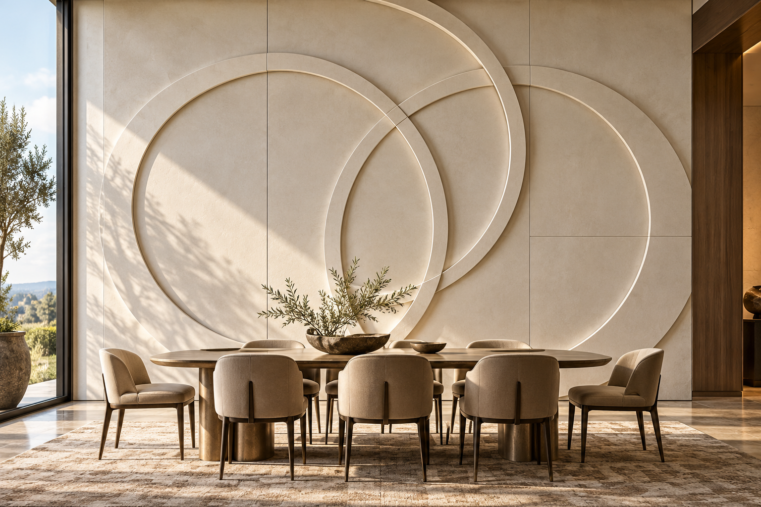 Orbit Custom Architectural Wall Panels — architectural interior design concept