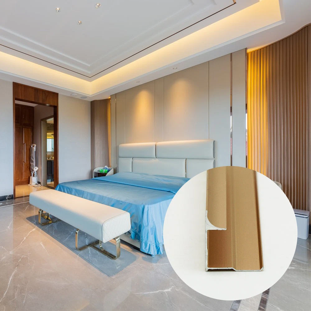 Aluminium Internal Corner Trim Veneered Wall Panel