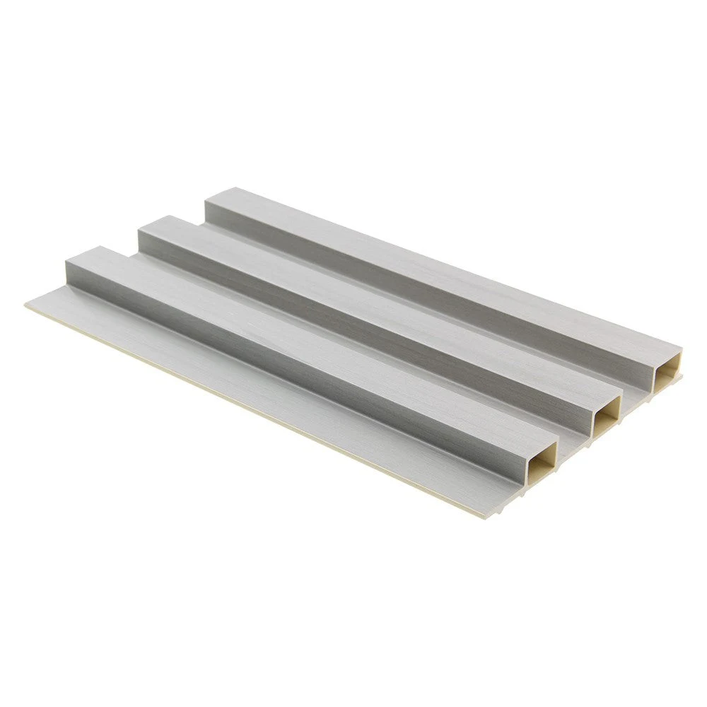 WPC Fluted Slat Wall Panel in Space Grey