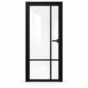 USABD 4 Lite Bottom Inward Interior Steel Door with included lever-lock — studio