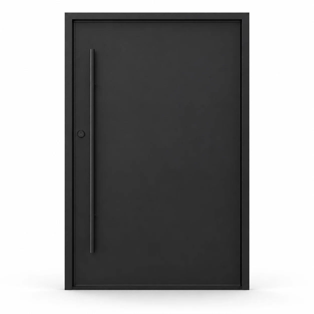 Crestwood Pivot Steel Door on a white background — product visualization