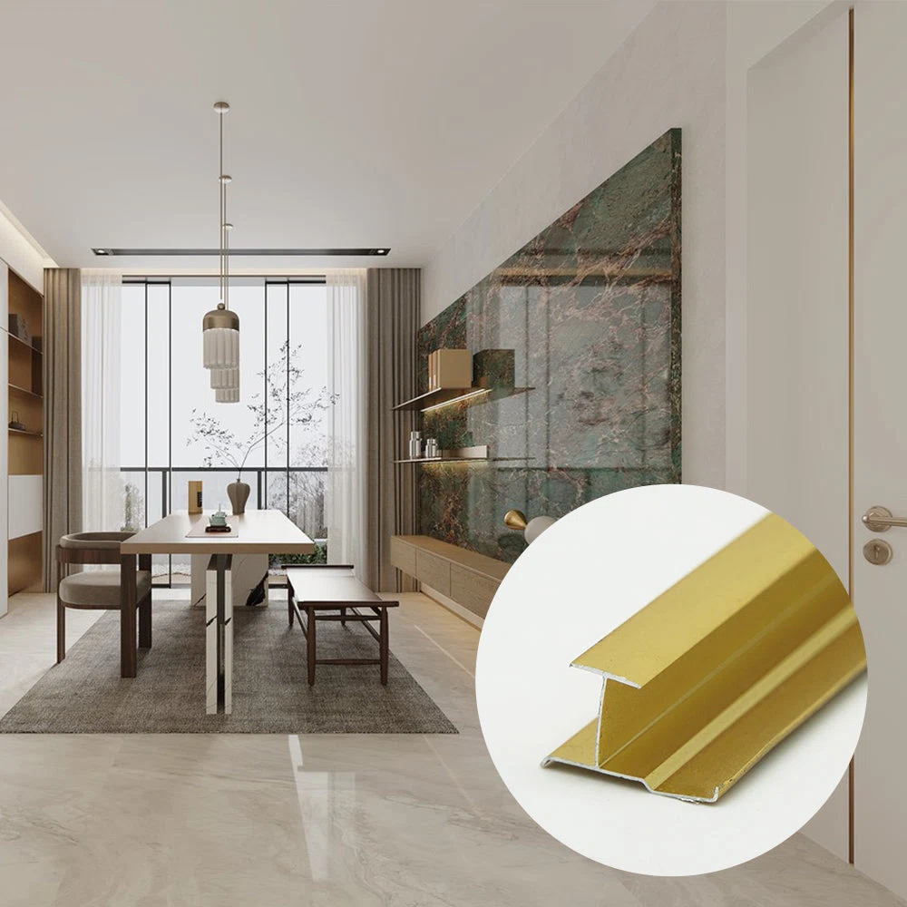 Aluminium I Shape Trim Veneered Wall Panel