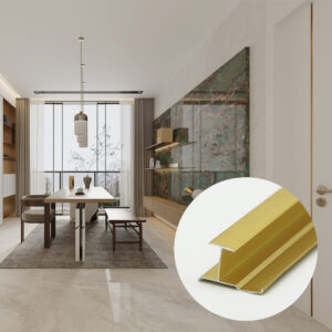 Aluminium I Shape Trim Veneered Wall Panel