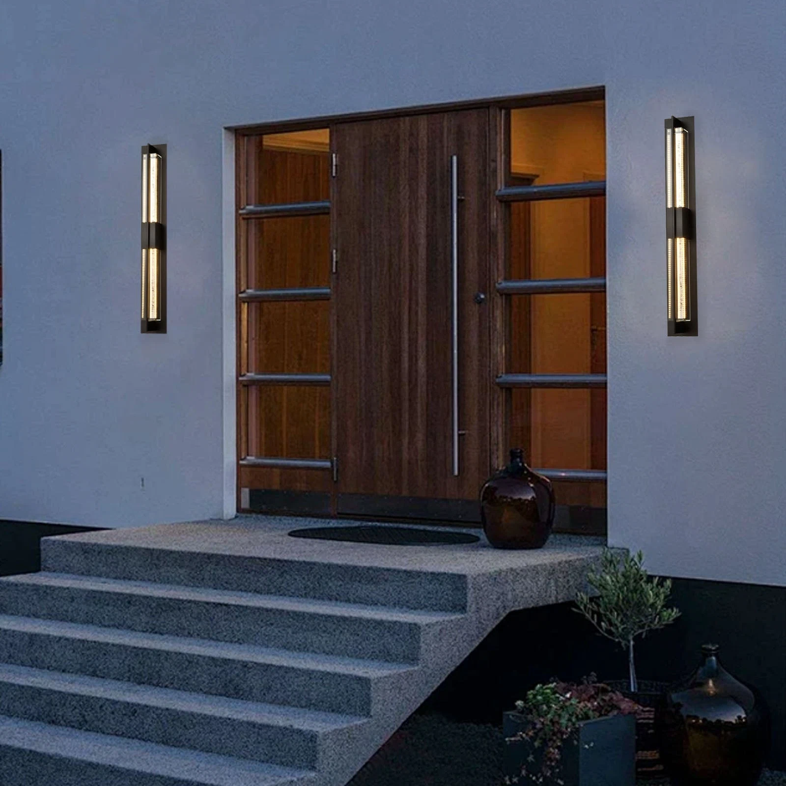 Forthesia Bronze Small LED Outdoor Wall Sconce