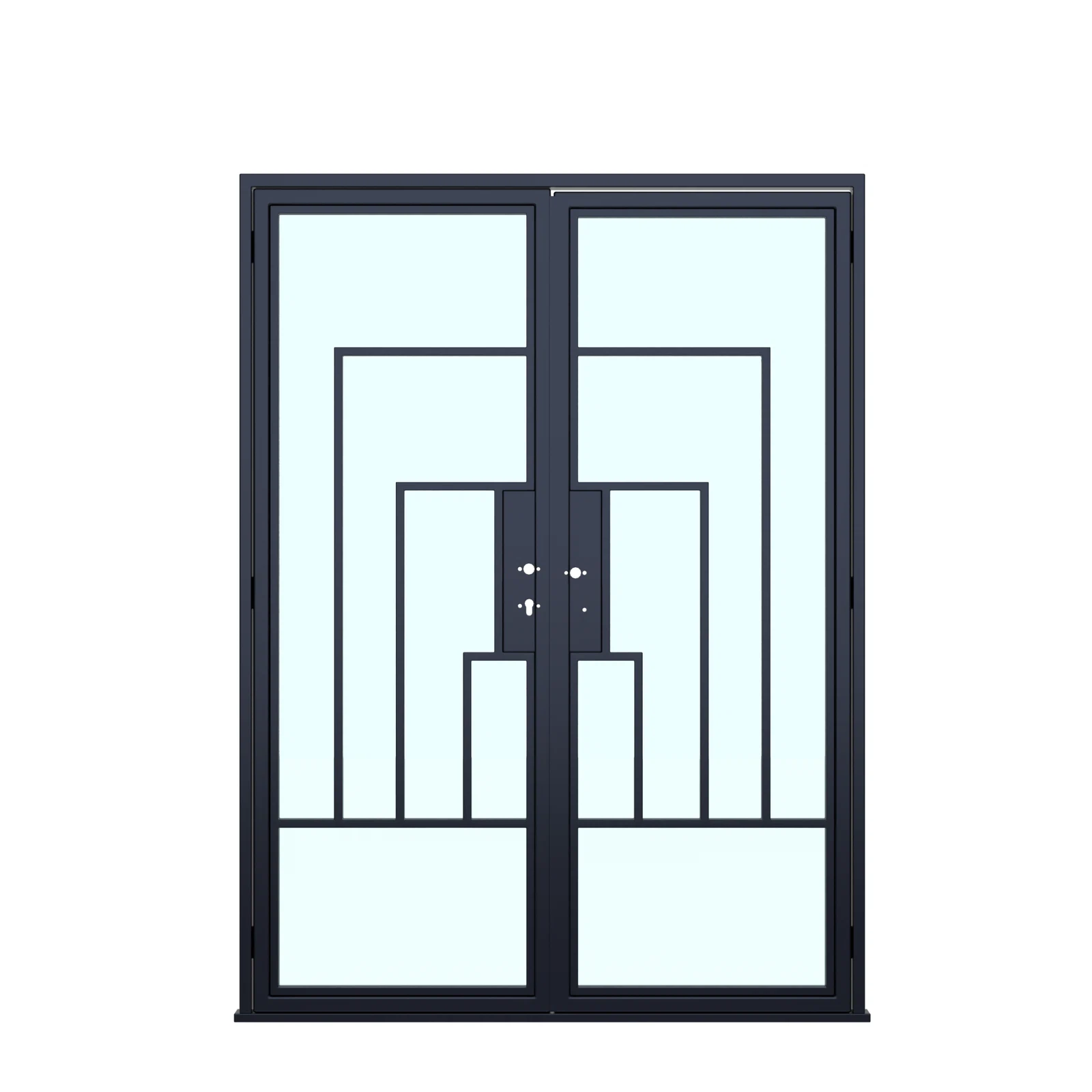 Cuivre Modern - Double | Steel French Door 60 x 96"