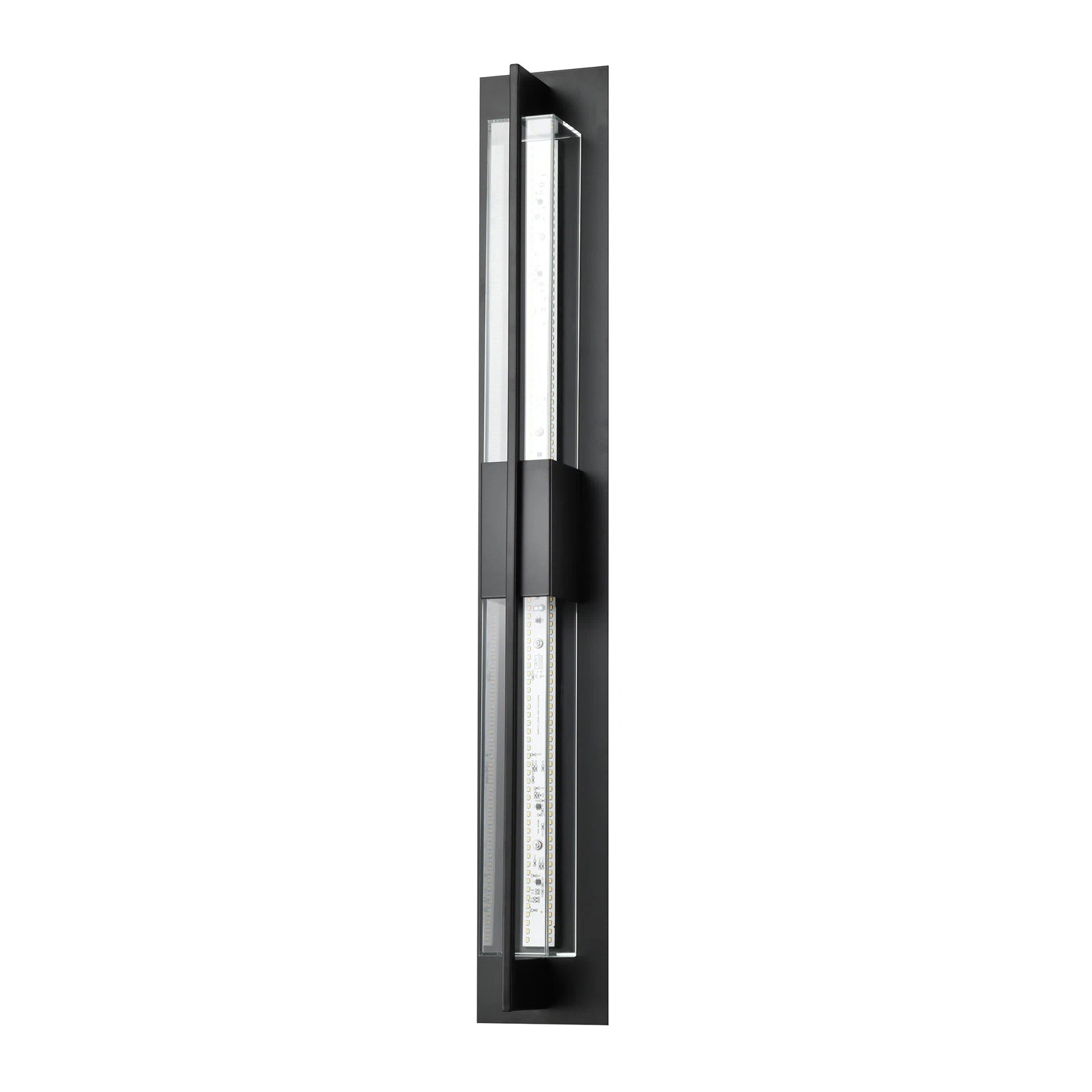 Forthesia Large Black LED Outdoor Wall Sconce