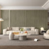 Image WPC Fluted Slat Wall Panel in Natural Grey