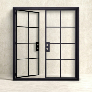 8 Lite - Double | Steel French Door 60 x 120"