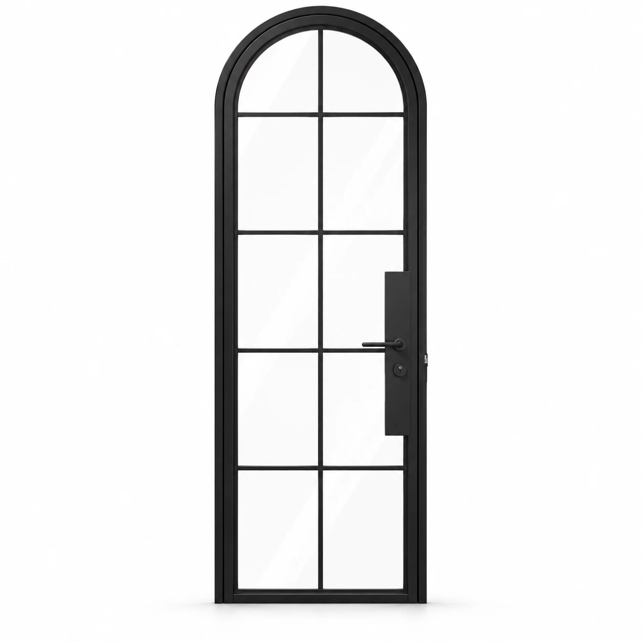10 Lite Steel Pantry Round Top French Door on a white background — product visualization