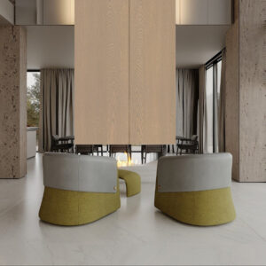 Natural Veneered Wall Panel Gray Cathedral Grain