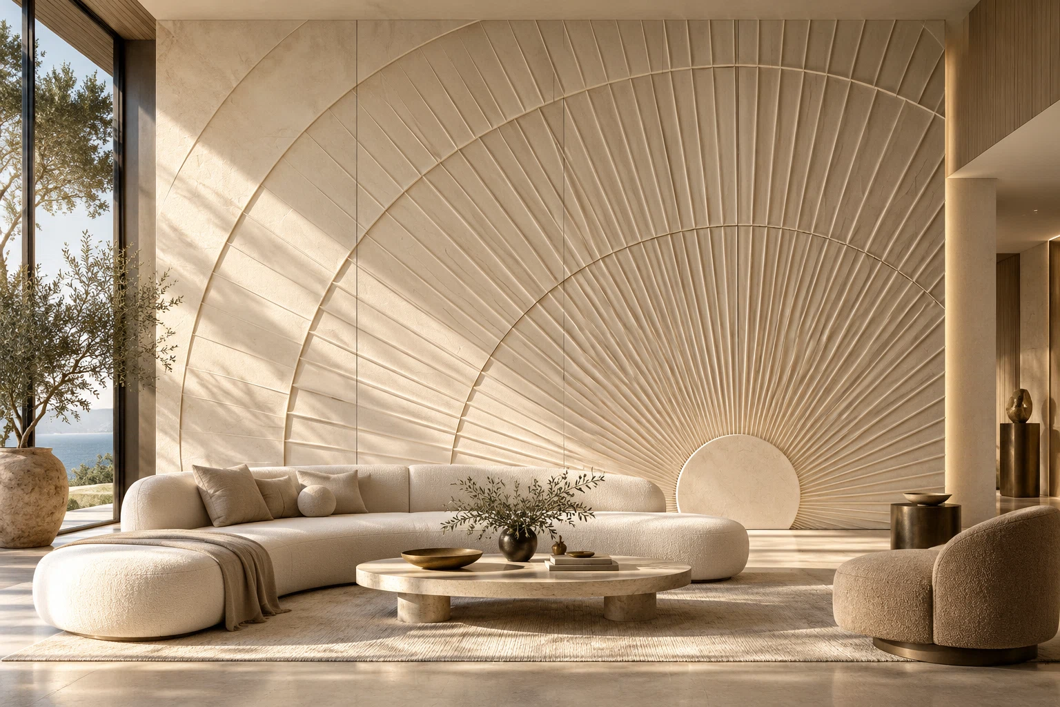 Aurelia Custom Architectural Wall Panels — architectural interior design concept