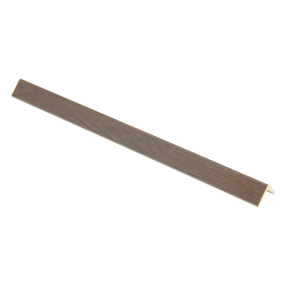 WPC Corner Trim Wall Panel in Wood Dark