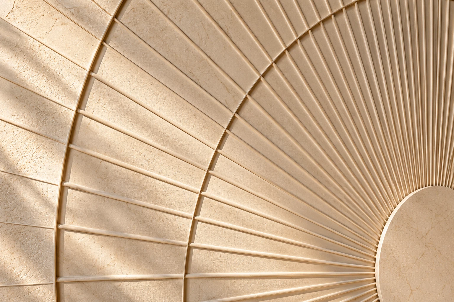 Aurelia custom wall panel — close-up design detail