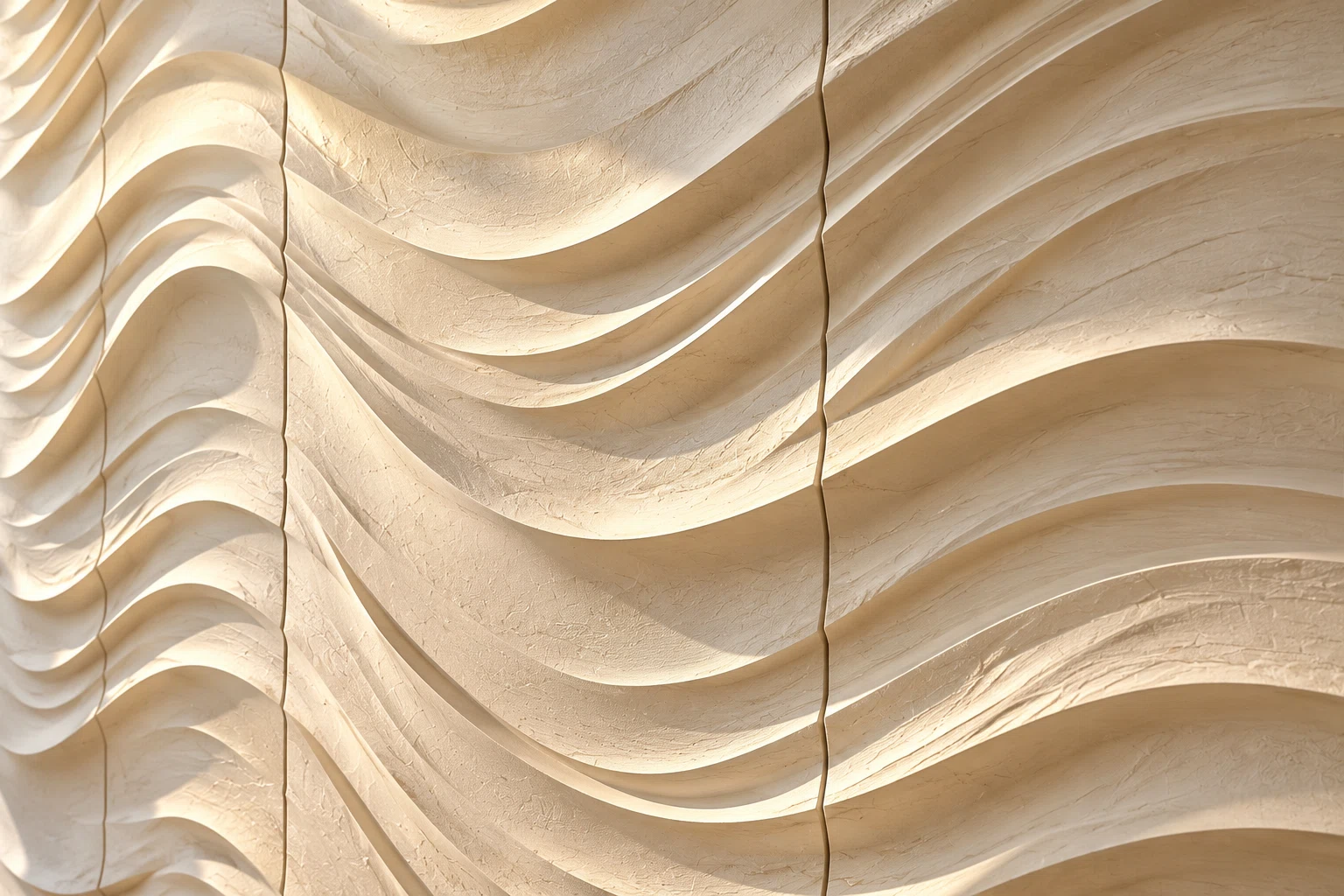 Tidal custom wall panel — close-up design detail