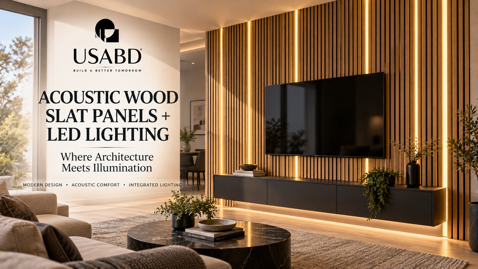 How to Add LED Lighting to Acoustic Wood Slat Wall Panels