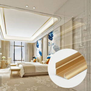 Aluminium Internal Corner Trim Veneered Wall Panel