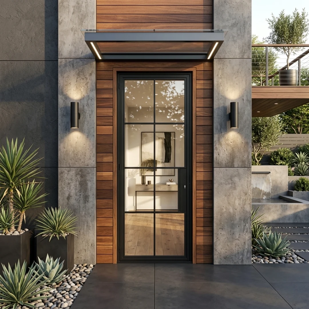 8 Lite - Single | Steel French Door 36 x 96"