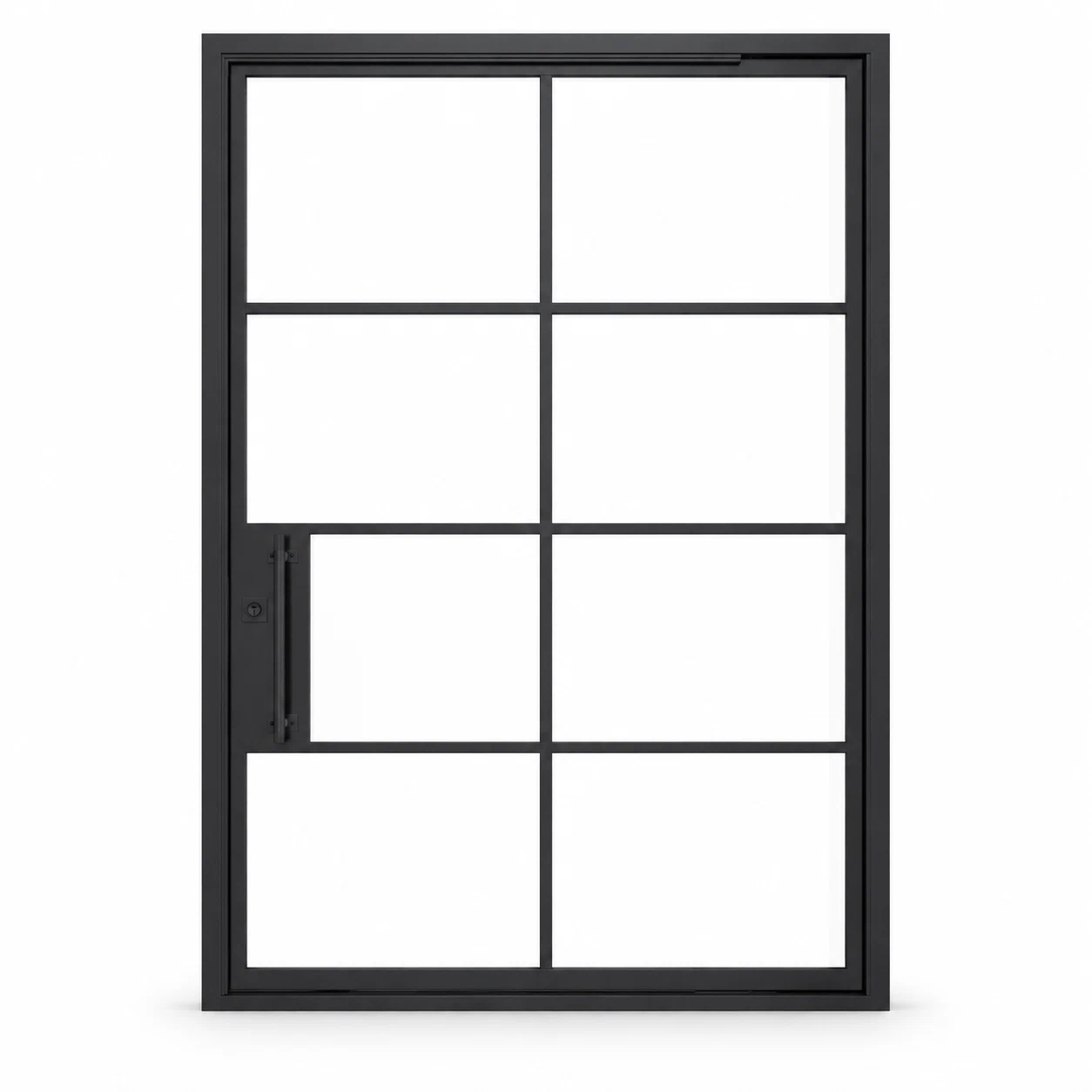 5 Lite Pivot - Flat Steel Door on a white background — product visualization