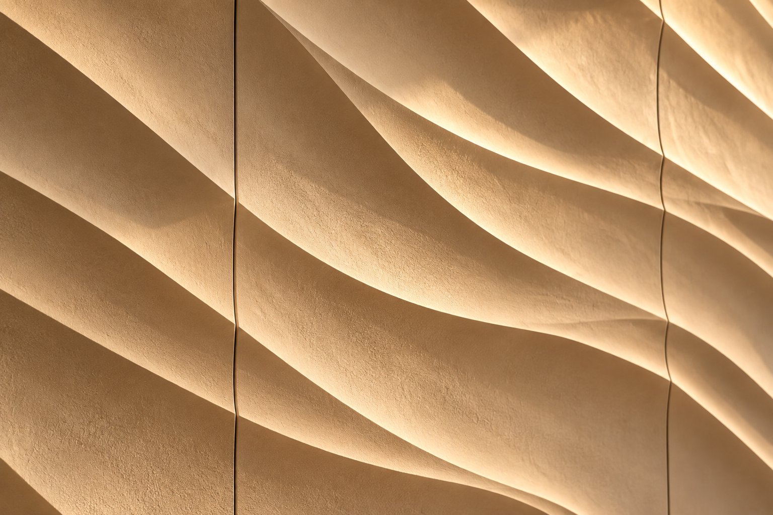 Dune custom wall panel — close-up design detail