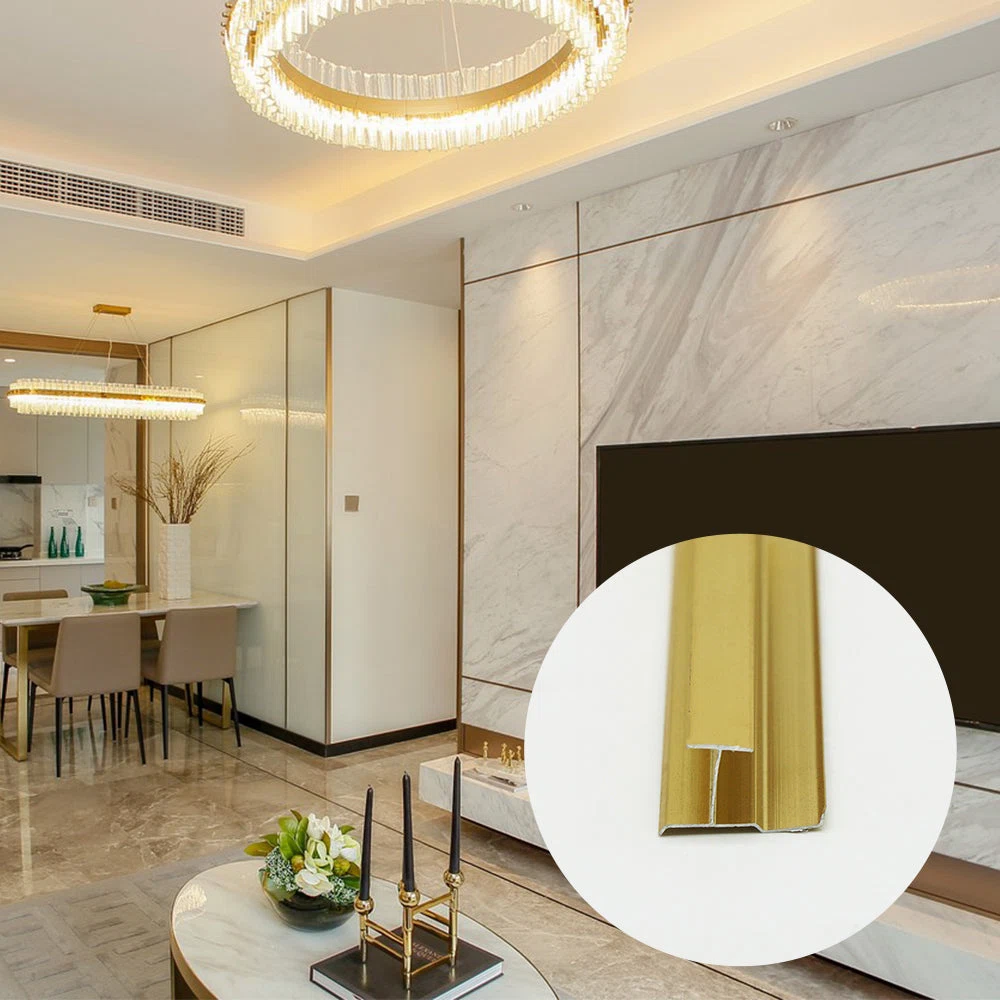 Aluminium I Shape Trim Veneered Wall Panel