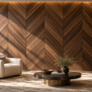 Chevron Custom Architectural Wall Panels — architectural interior design concept