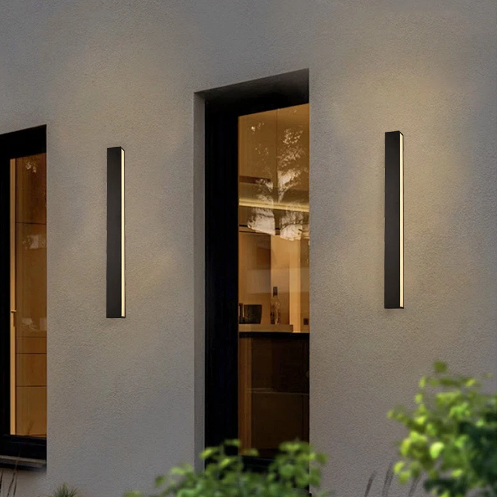 Lanternio Bronze LED Outdoor Wall Sconce