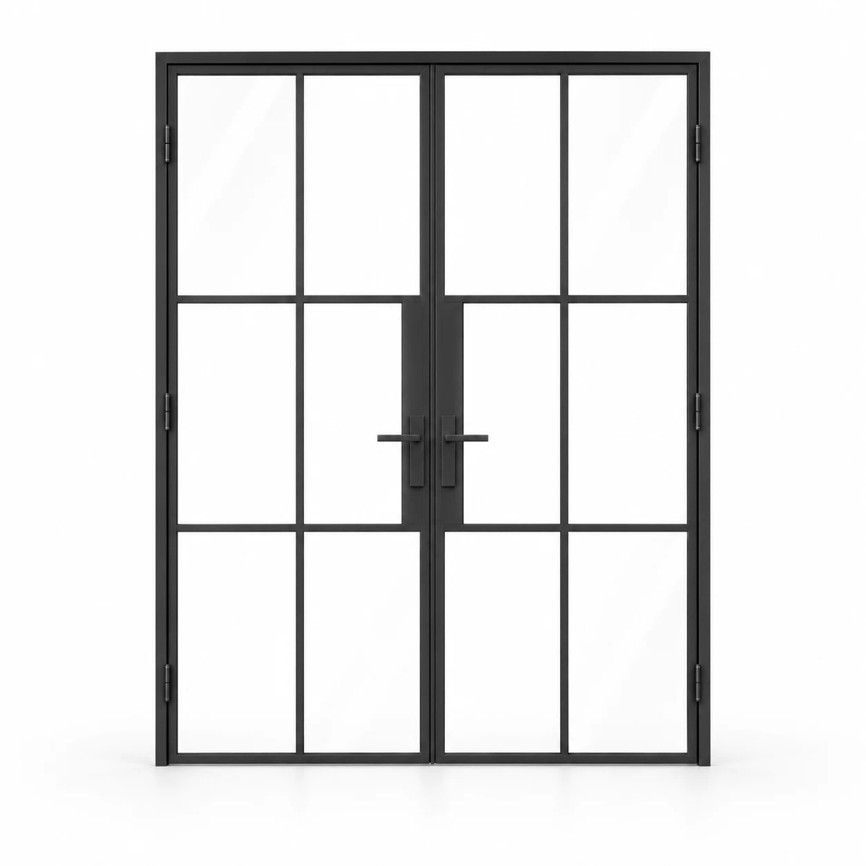 6S Double Cold-Rolled Steel Pantry Door on a white background — product visualization