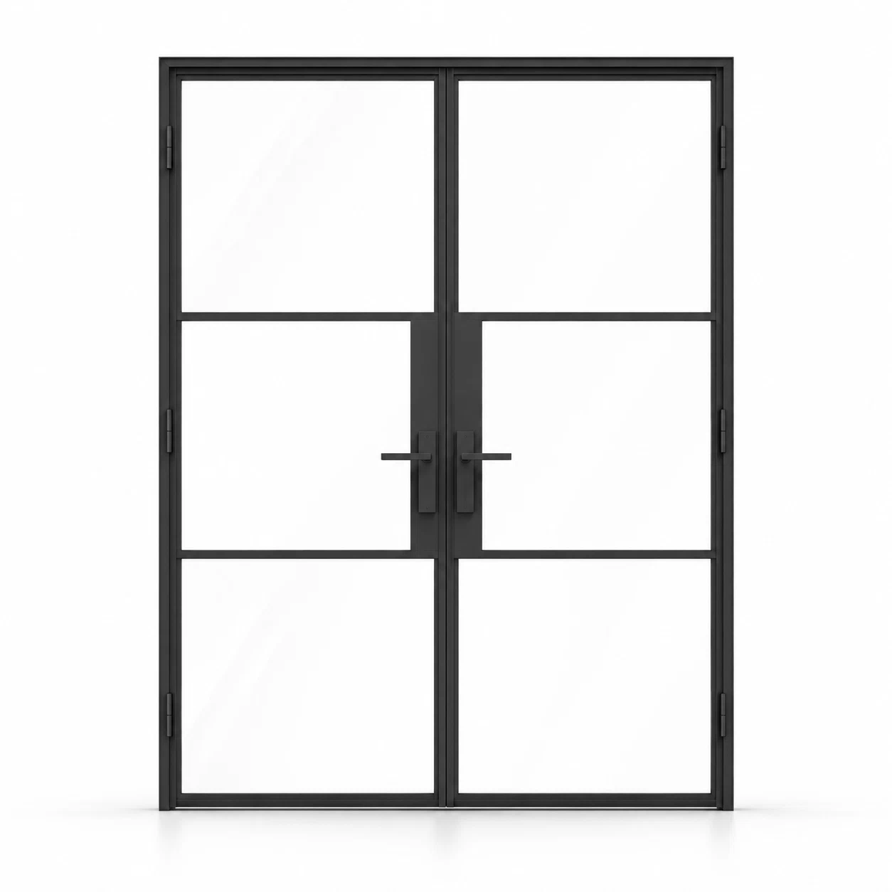 3S Double Cold-Rolled Steel Pantry Door on a white background — product visualization