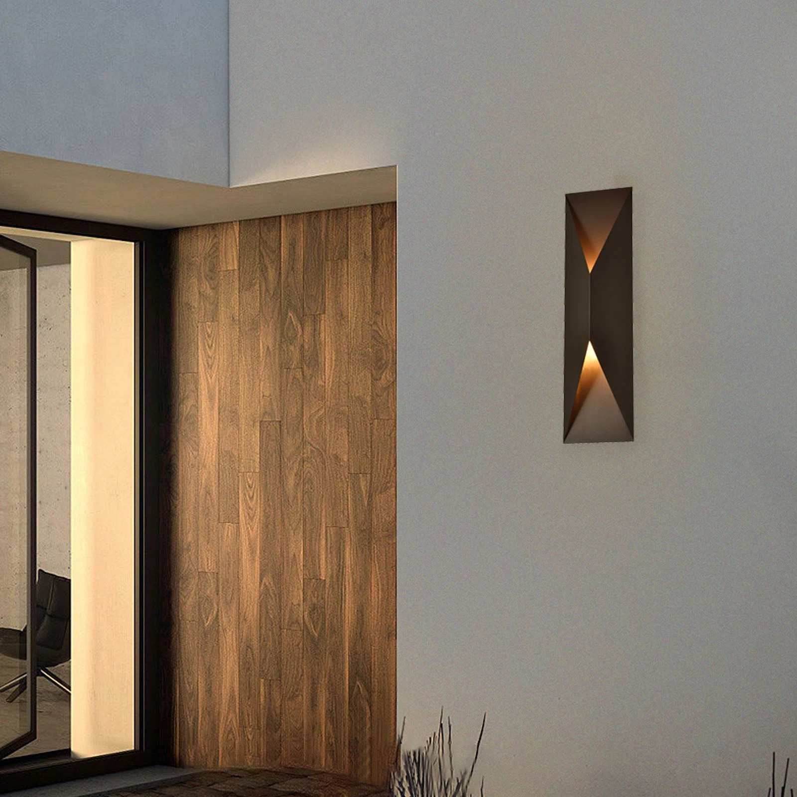 Crimsyn Bronze Outdoor LED Wall Sconce