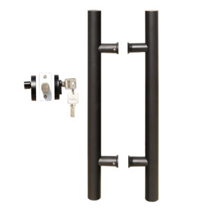 Steel Double Handle with Dead Bolt (Compatible With 3 Lite Double Door)